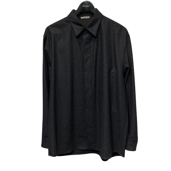 AURALEE(オーラリー) WOOL FULLING FLANNEL CLOTH SHIRTSウール