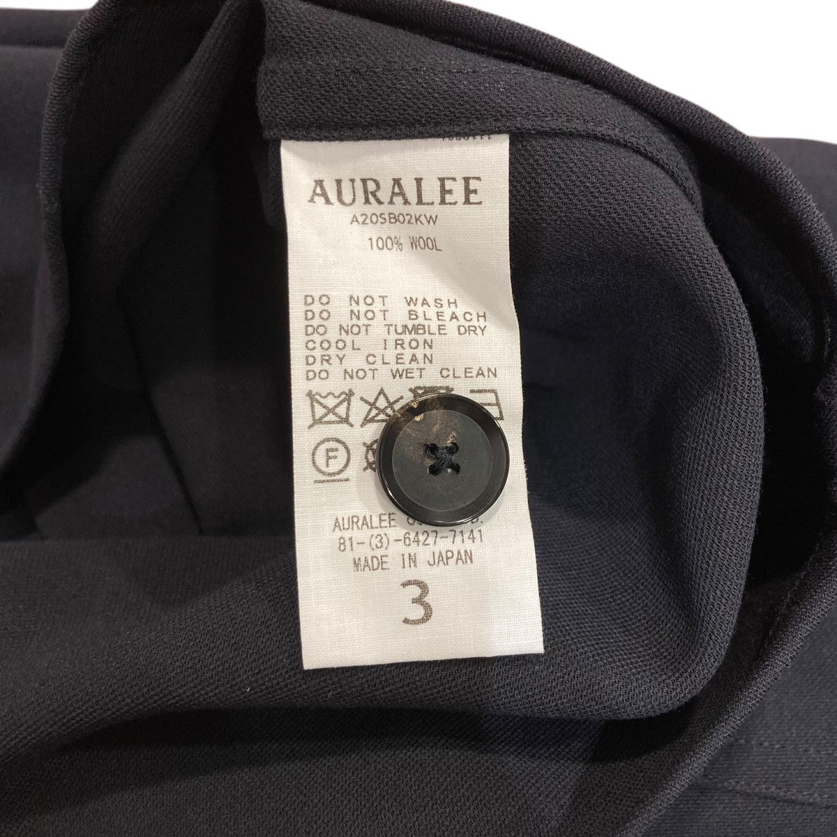 HARD TWIST WOOL DOBBY SHIRTSウールドビーシャツA20SB02KW