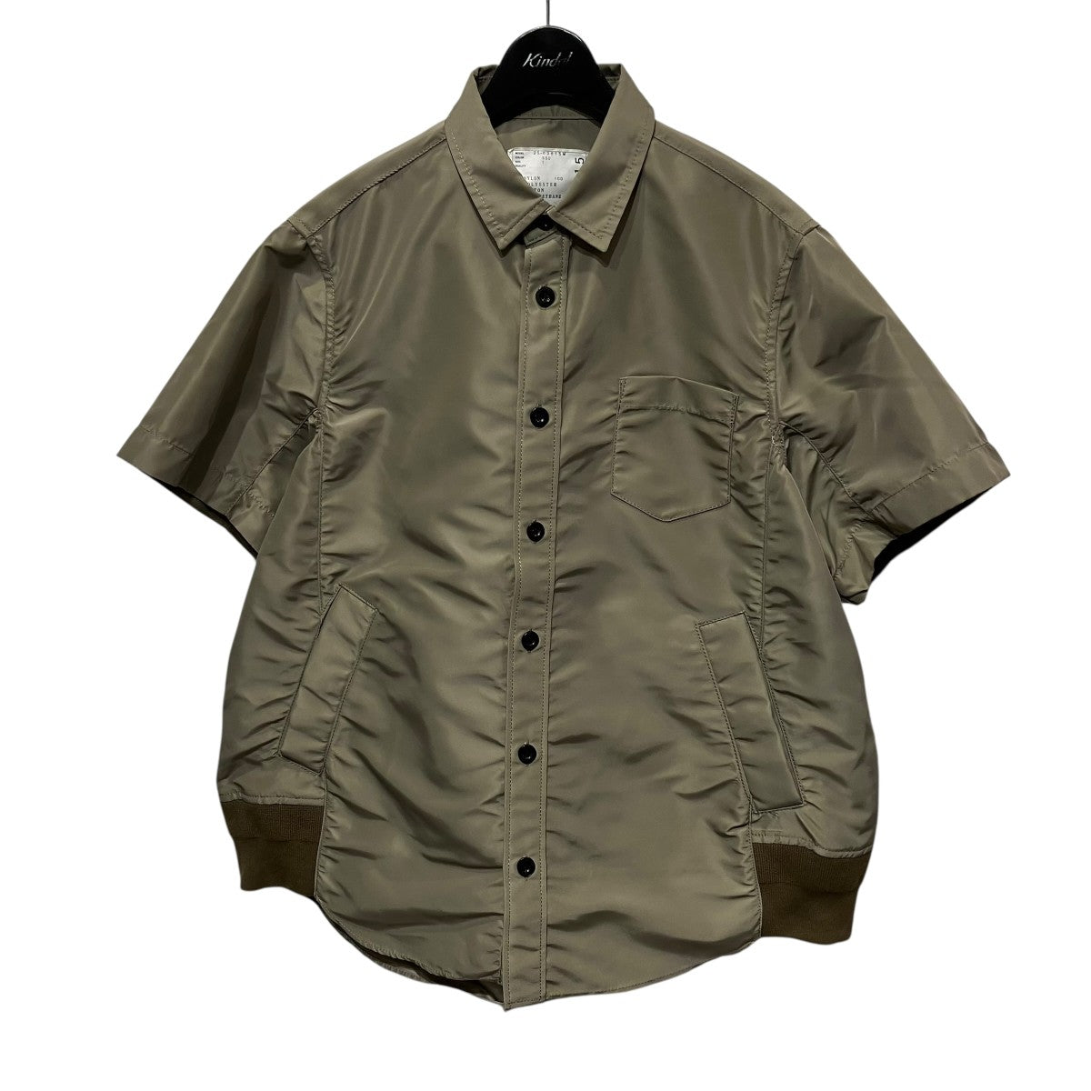ナイロンツイル半袖シャツ25-03615M Nylon Twill Shirt