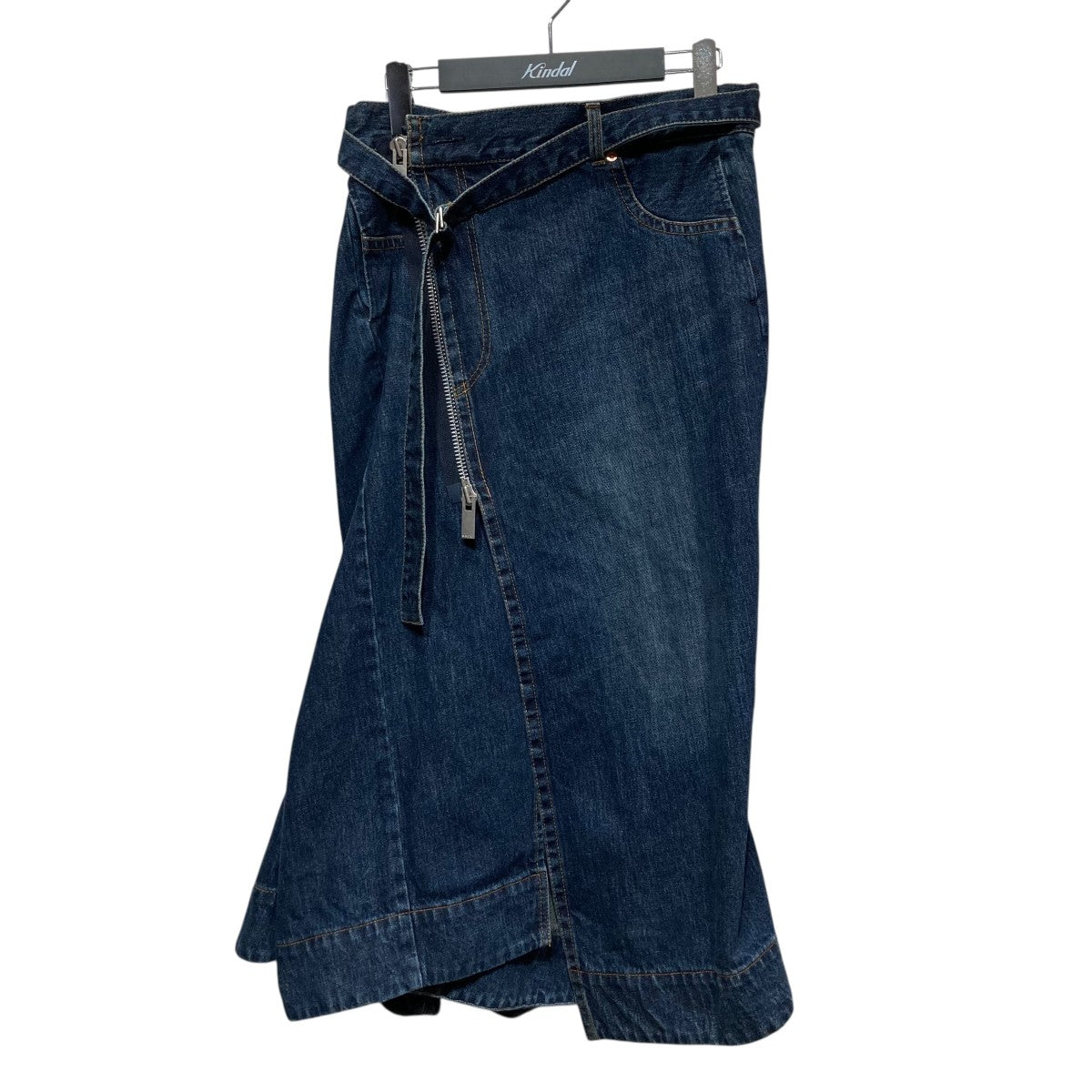 【新品未使用】sacai サカイ デニムスカート サイズ2 サカイ sacai 美品 24AW Denim Skirt デニムスカート スリット ミモレ