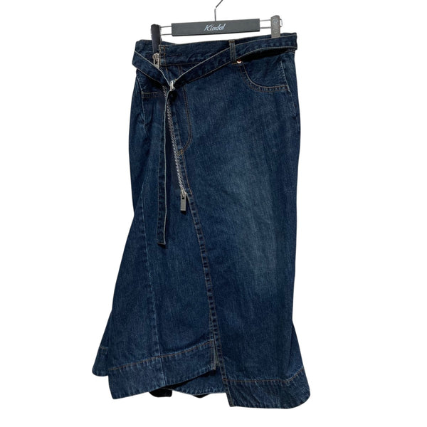 【値下げ】【新品】sakai ブラック　デニム　サカイ　ミニ　スカート sacai（ミニスカート）のフリマアイテム一覧