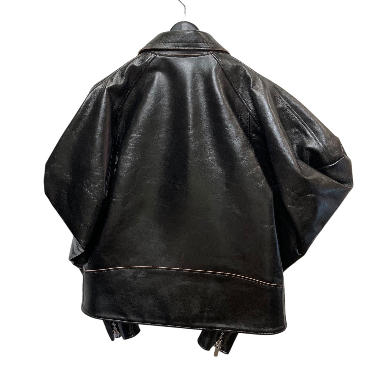 sacai 25SSレザージャケット25-07632 古着・中古-2枚目のアイテム画像
