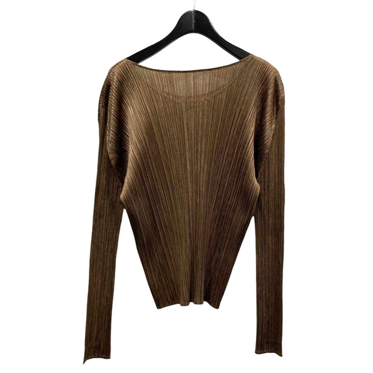 新品同様　PLEATS PLEASE トップス　ブラウン系　Uネック　サイズ3 楽天市場】issey miyake pleats please（トップス｜レディース