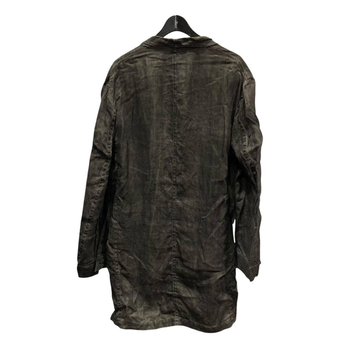 INK DYED TWILL SINGLE LAPEL SWITCHING JKTガーメントダイテーラードジャケットHS-J08-300