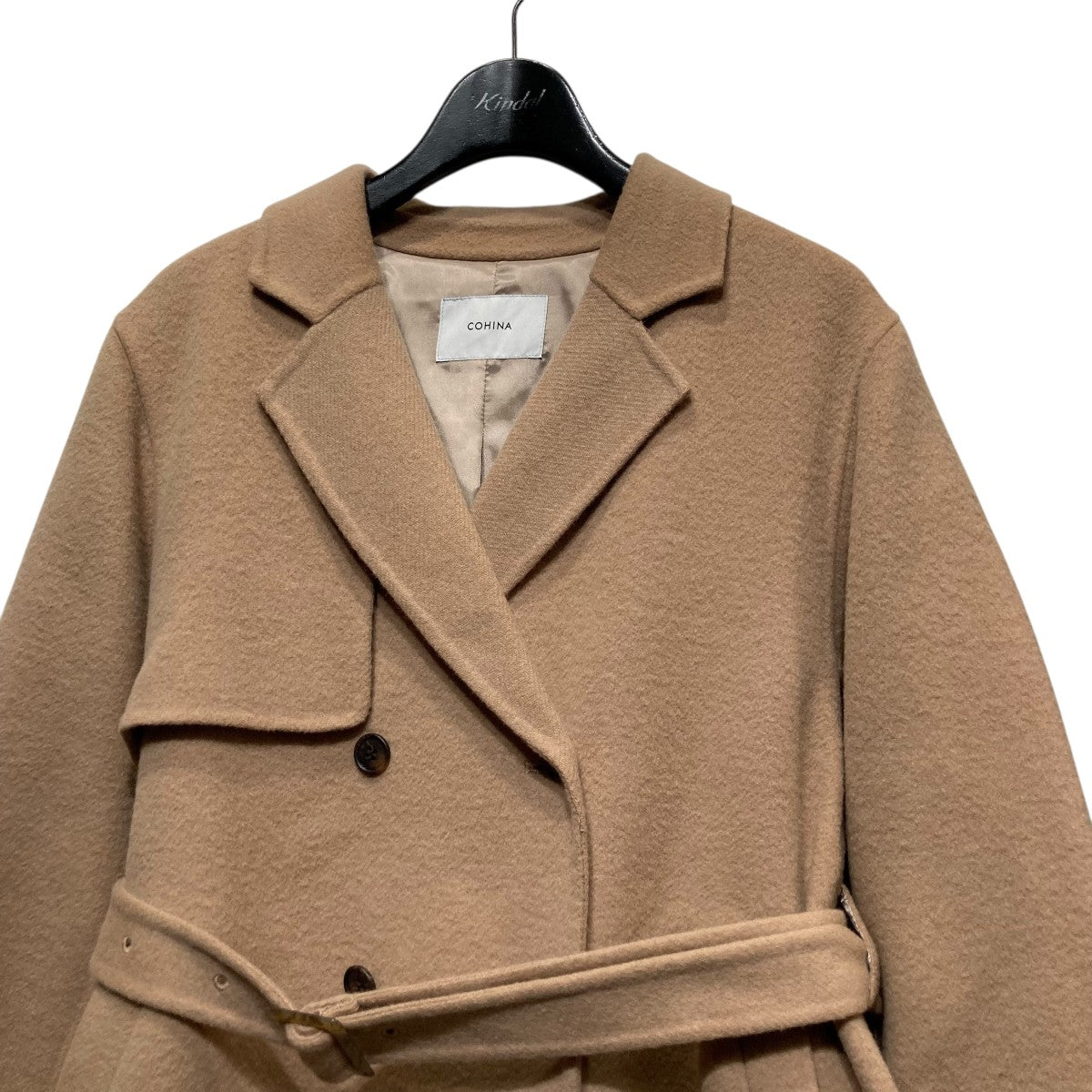 COHINA(コヒナ) ウールリバートレンチコートトレンチコートCHI0012