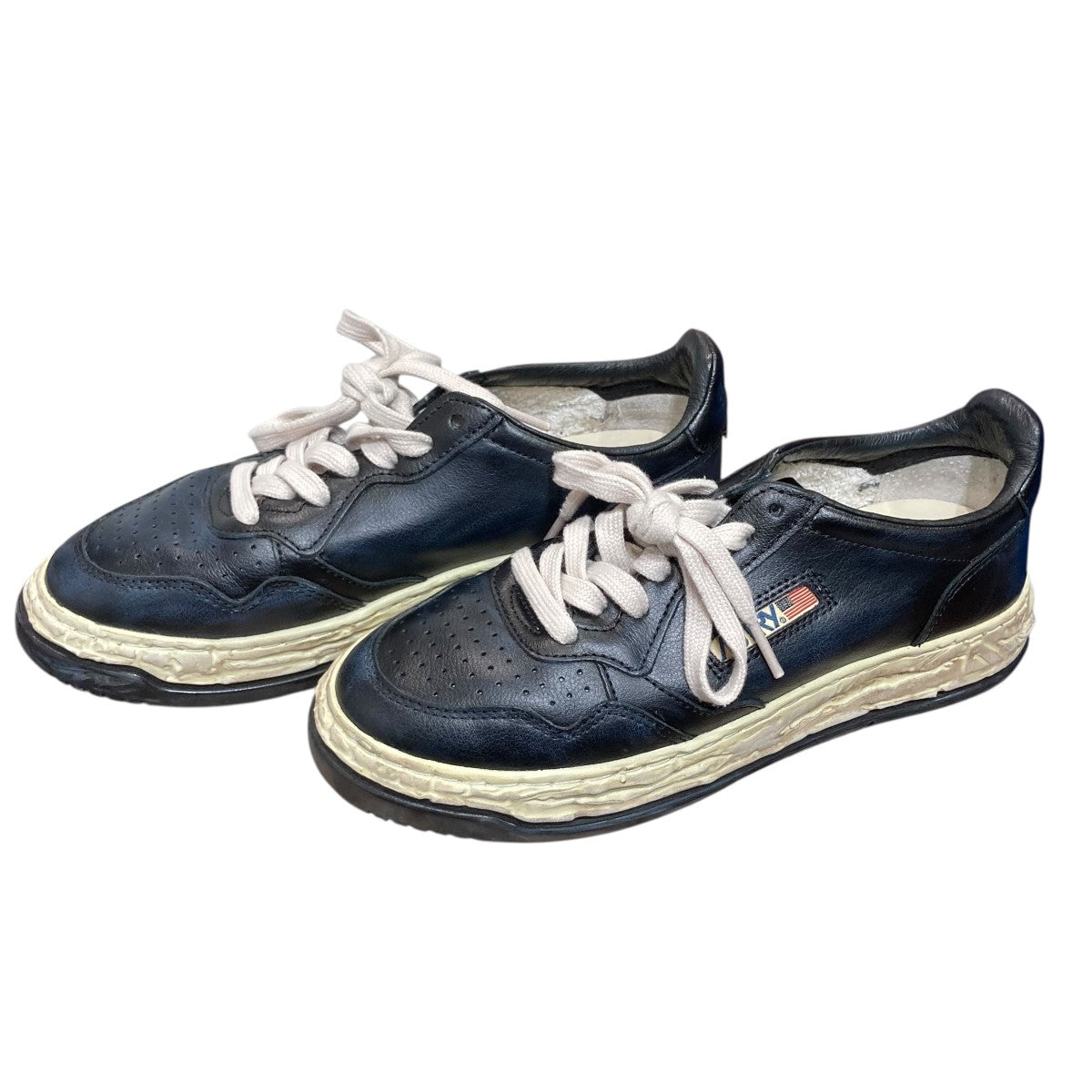 MIHARA YASUHIRO×AUTRY ヴィンテージ加工スニーカー 古着・中古-3枚目のアイテム画像