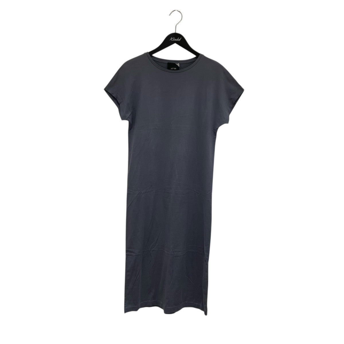 ATON キャップスリーブドレスTシャツワンピースOPAGIM0017 古着・中古-1枚目のアイテム画像