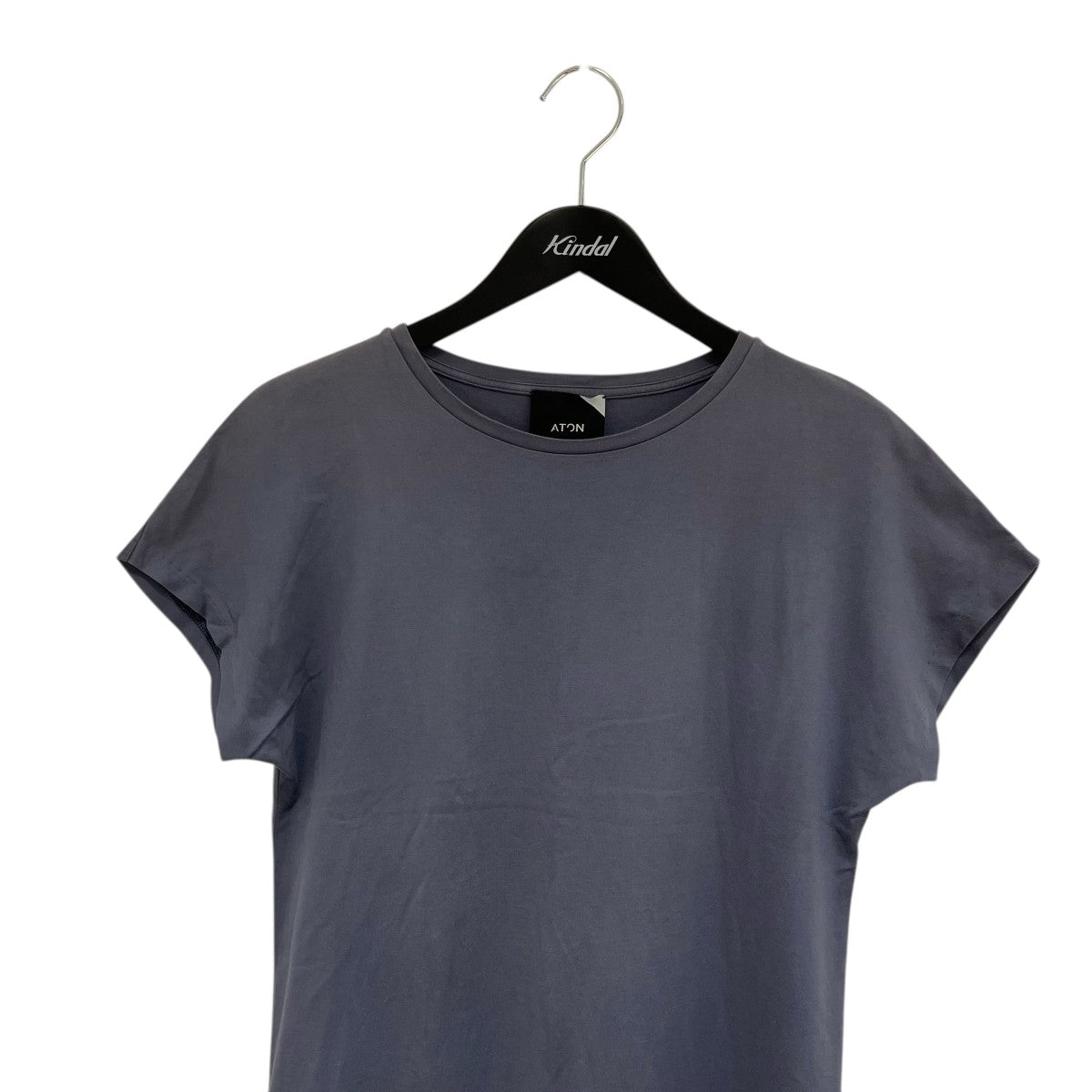 ATON キャップスリーブドレスTシャツワンピースOPAGIM0017 古着・中古-3枚目のアイテム画像