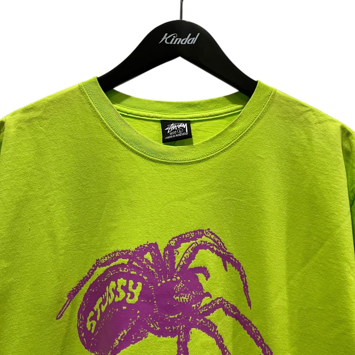 stussy スパイダーグラフィックTシャツ 古着・中古-3枚目のアイテム画像