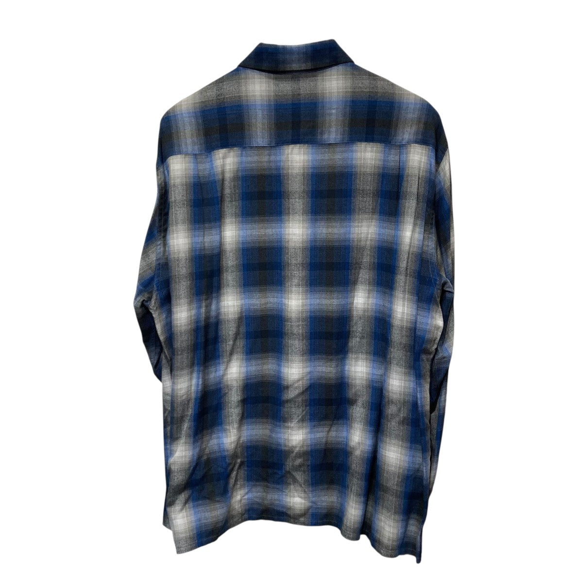 WACKO MARIA(ワコマリア) オンブレチェックシャツ ネイビー サイズ L