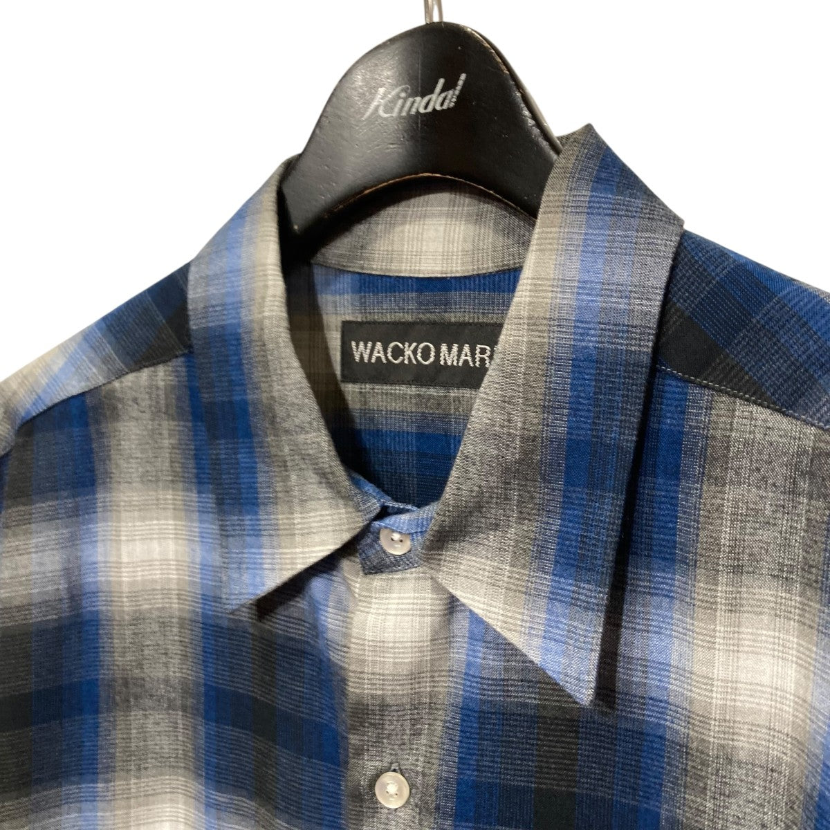 オンブレチェックシャツ