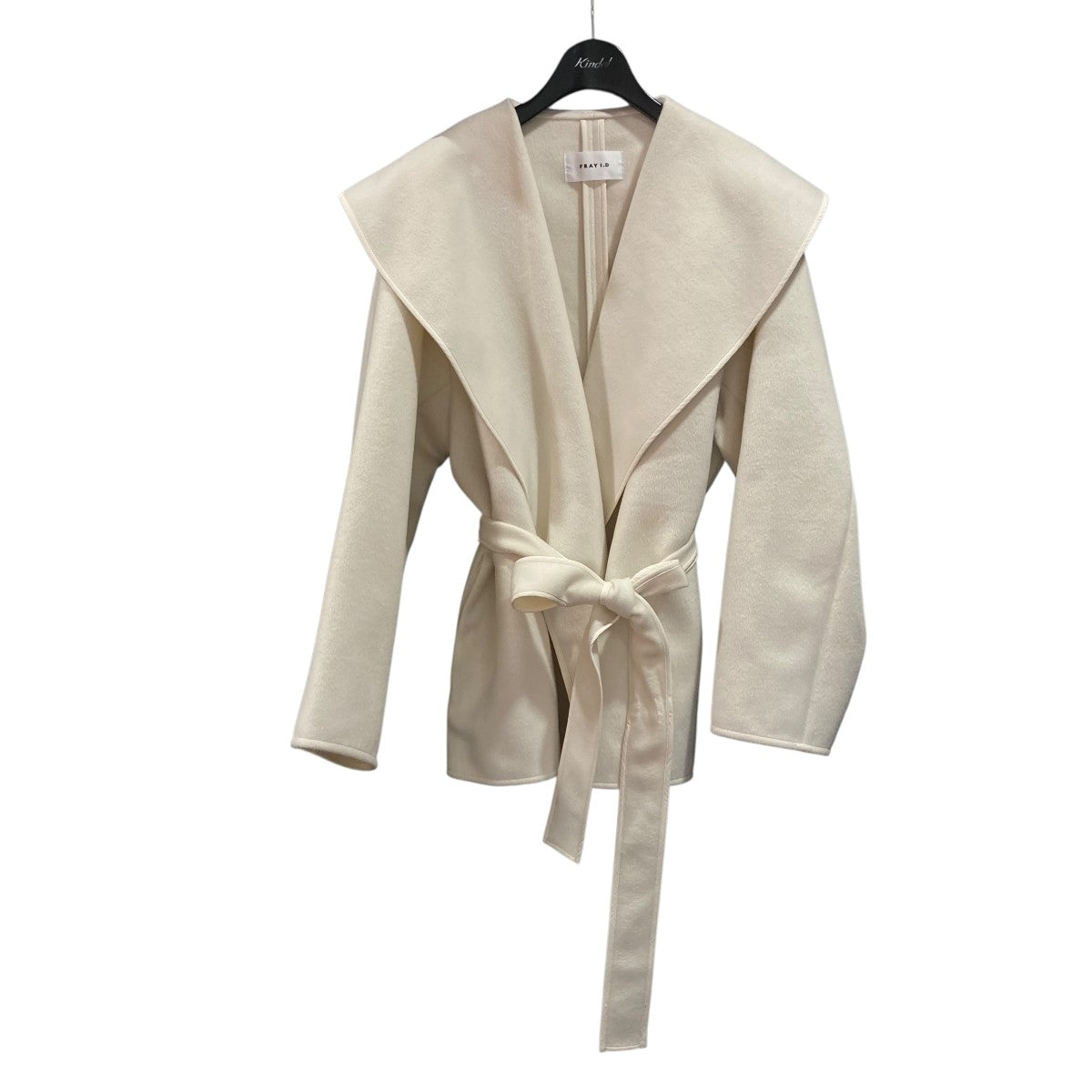 FRAY ID(フレイアイディー) クロップドデニムジャケットダメージデニム