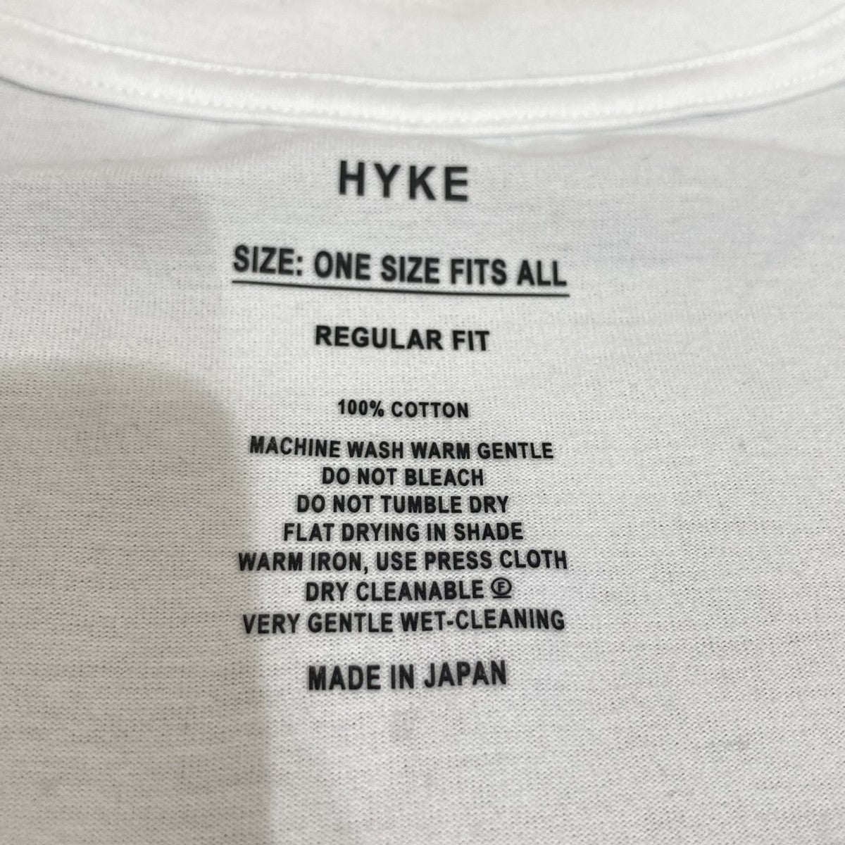 HYKE 25AWCROPPED OVERLAY TOPクロップドオーバーレイトップ252-12422 古着・中古-5枚目のアイテム画像