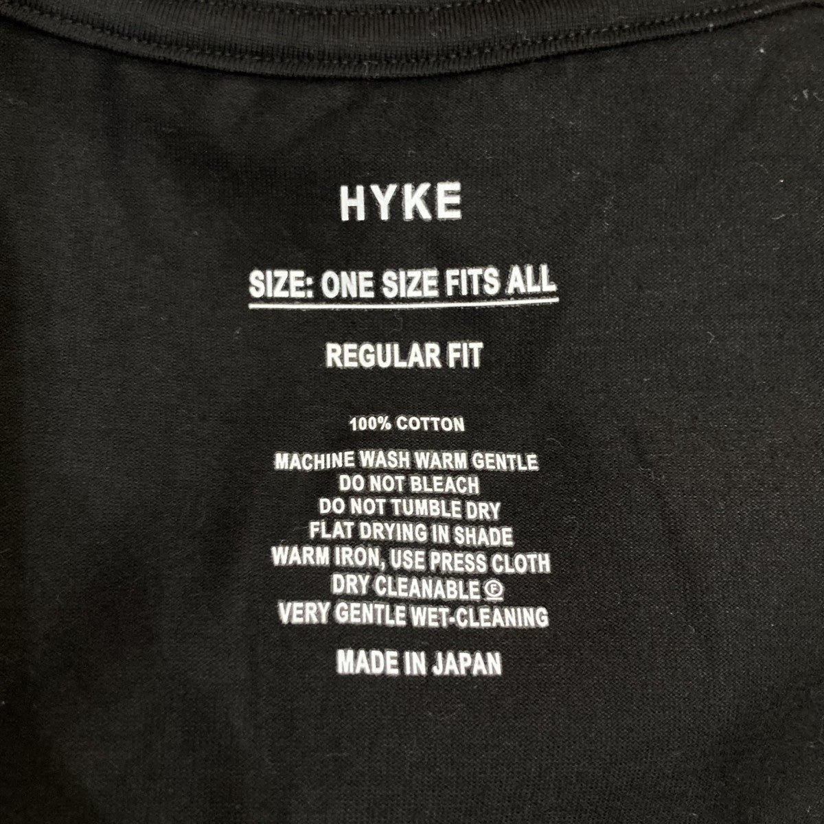 HYKE 25AWCROPPED OVERLAY TOPクロップドオーバーレイトップ252-12422 古着・中古-5枚目のアイテム画像