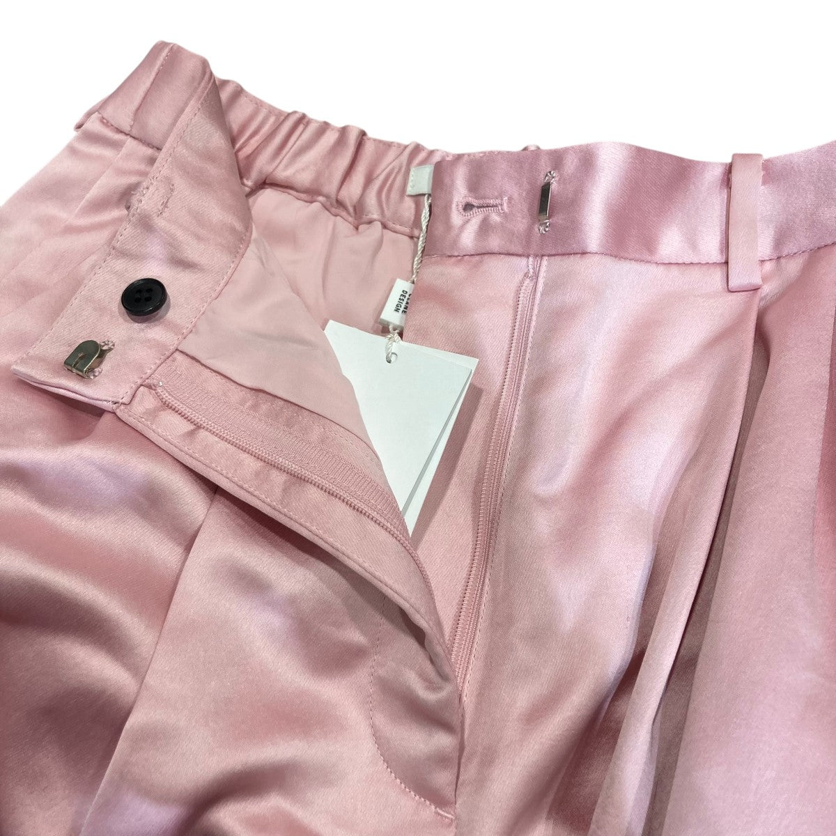 CLANE サテンパンツ16110-7272 STAIN TUCK PANTS 古着・中古-3枚目のアイテム画像