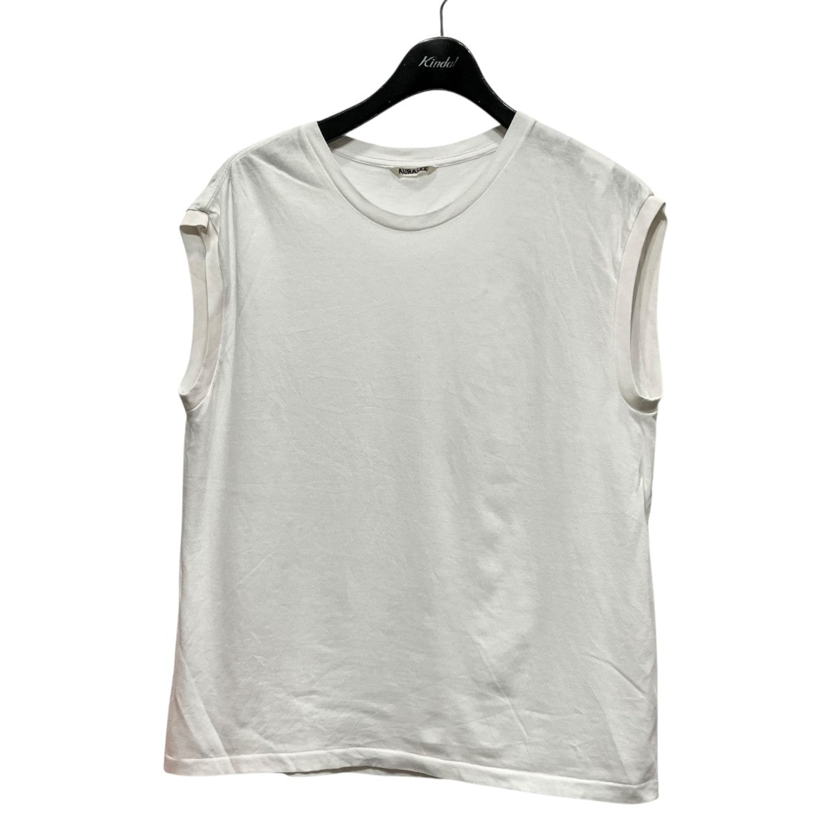 AURALEE SEAMLESS CREW NECK SLEEVELESSノースリーブカットソーA00T06ST 古着・中古-1枚目のアイテム画像