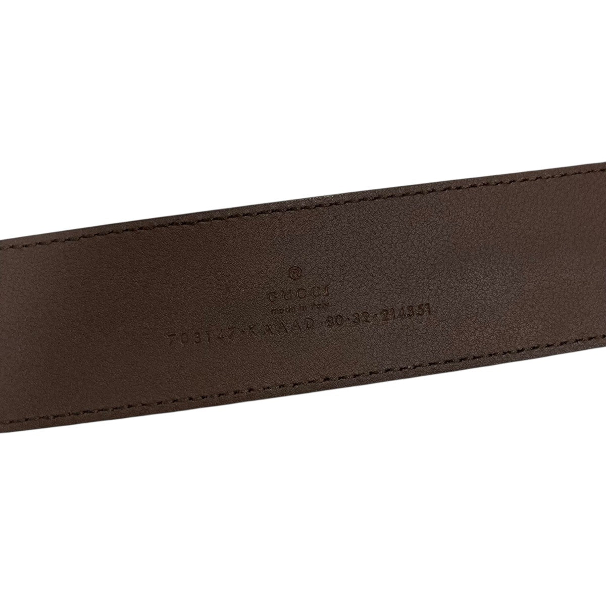 GUCCI インターロッキングGバックルベルト703147 古着・中古-5枚目のアイテム画像
