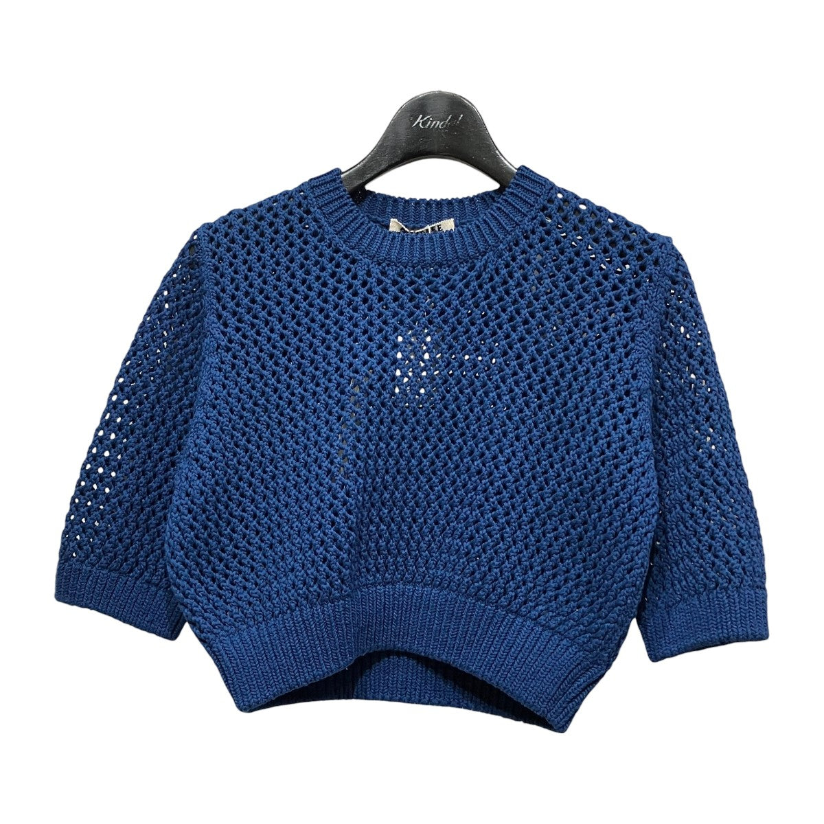 AURALEE COTTON LILY-YARN MESH KNIT TEE半袖メッシュニットA24ST02LM 古着・中古-1枚目のアイテム画像
