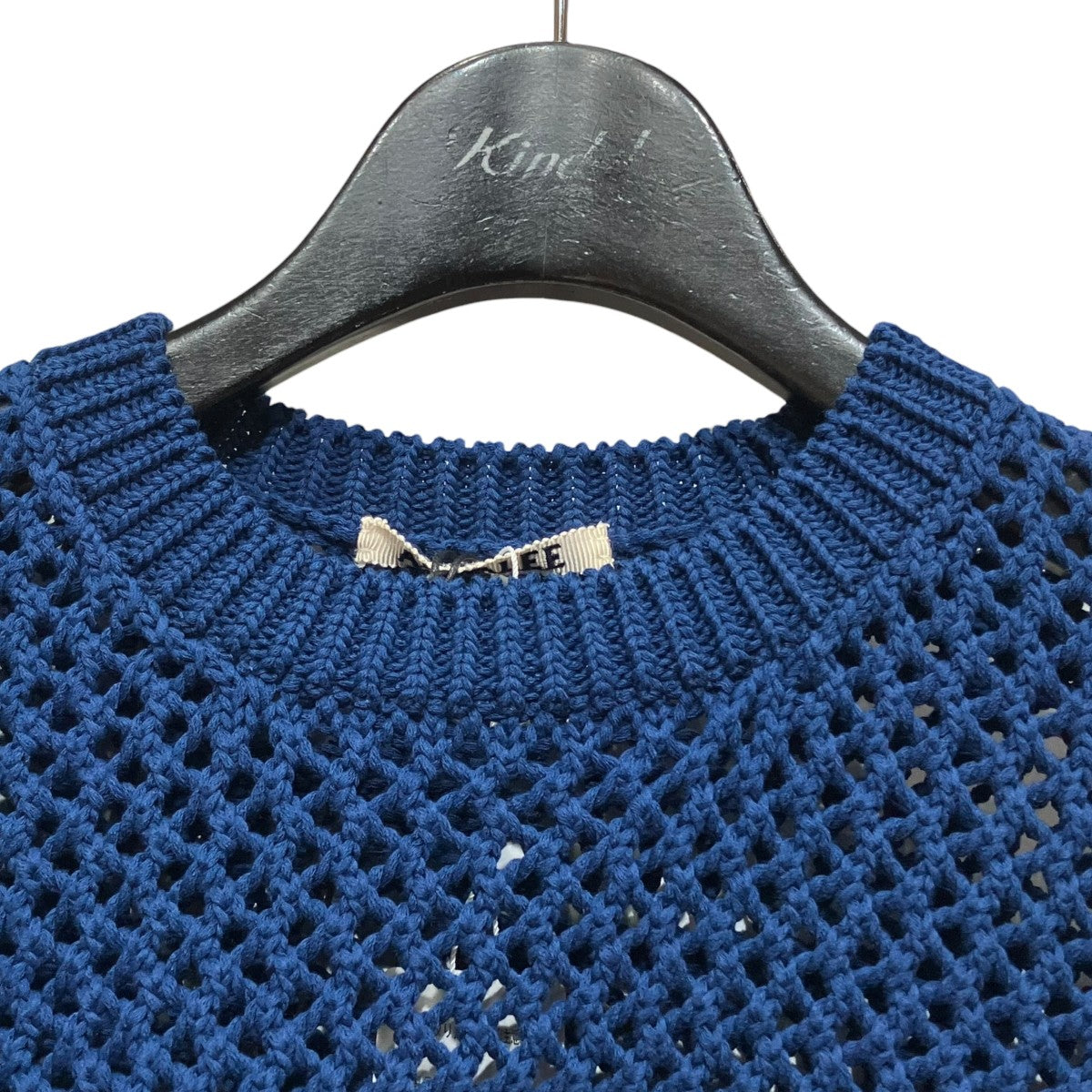 AURALEE COTTON LILY-YARN MESH KNIT TEE半袖メッシュニットA24ST02LM 古着・中古-3枚目のアイテム画像