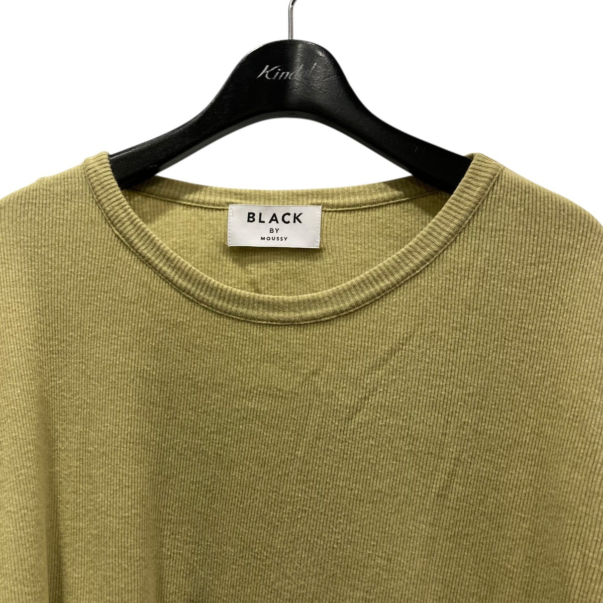 BLACK by moussy リブカットソー0700CA080-0270 古着・中古-3枚目のアイテム画像