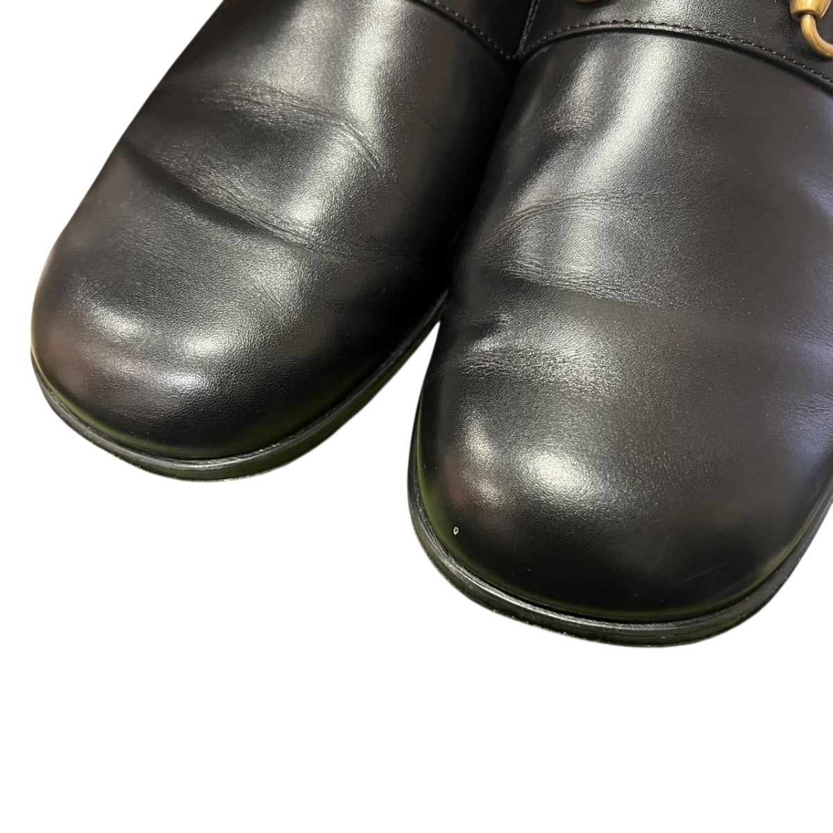 GUCCI(グッチ) ホースビットレザースリッパ723654 723654 ブラック