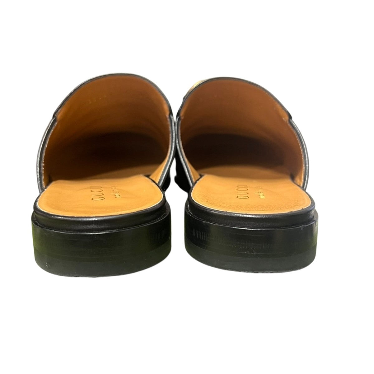 GUCCI(グッチ) ホースビットレザースリッパ723654 723654 ブラック