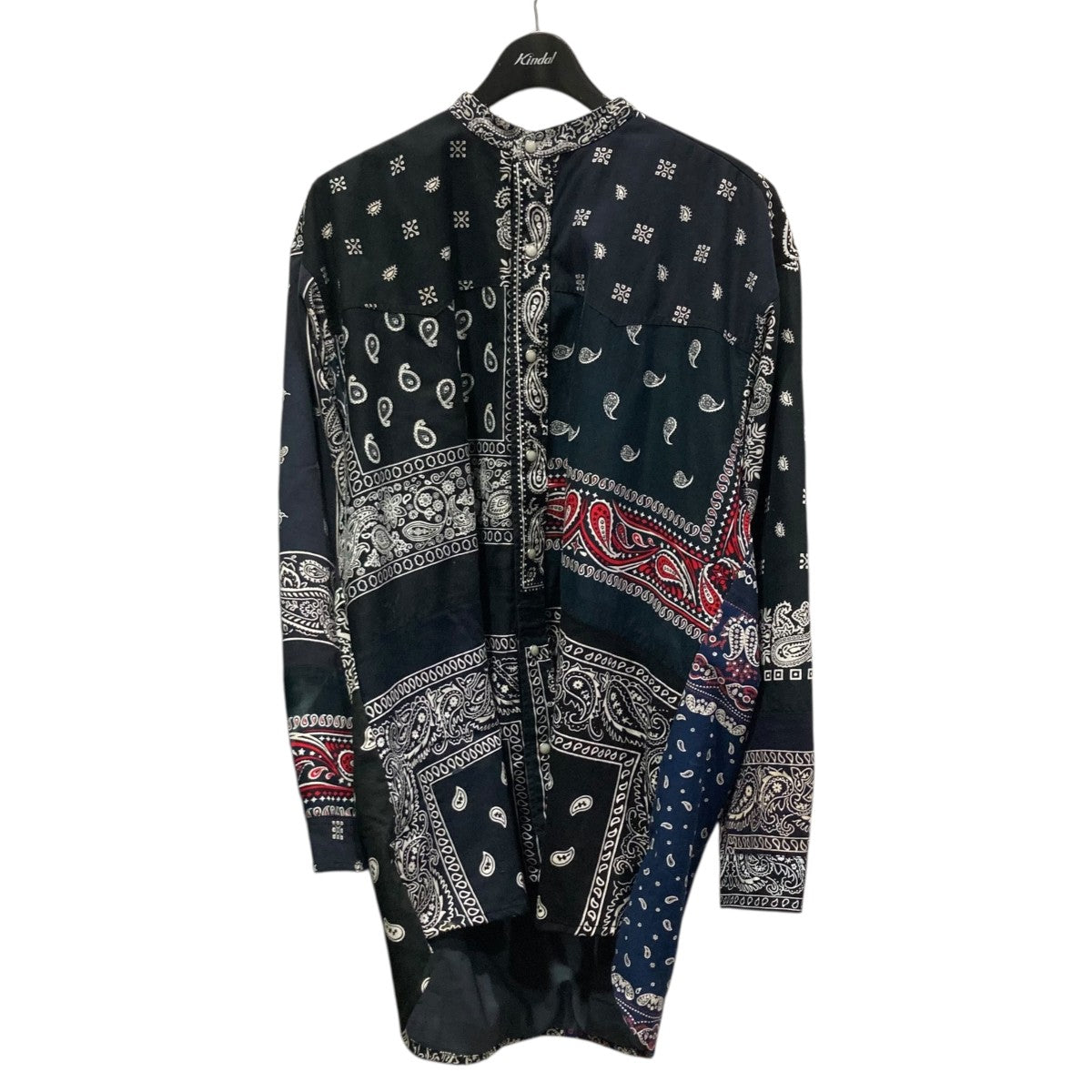 BANDANA PATCHWORK SHIRT LSバンダナパッチワークシャツCOTDSH-112