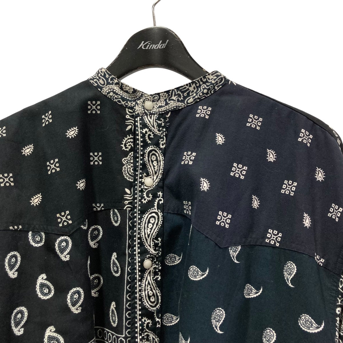 BANDANA PATCHWORK SHIRT LSバンダナパッチワークシャツCOTDSH-112