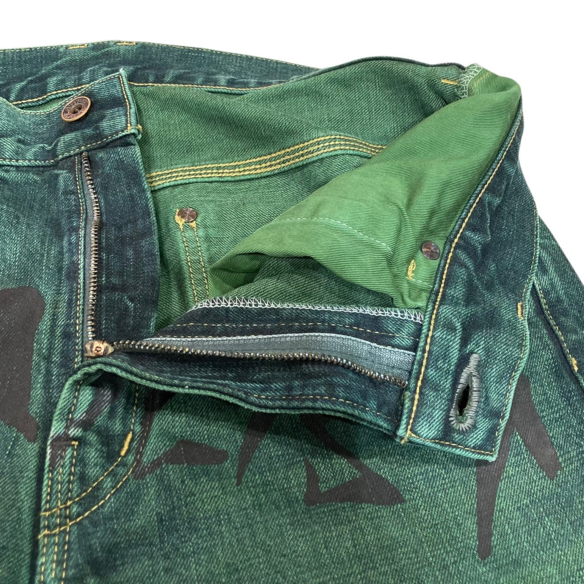 オーバーダイデニムパンツ2201030408