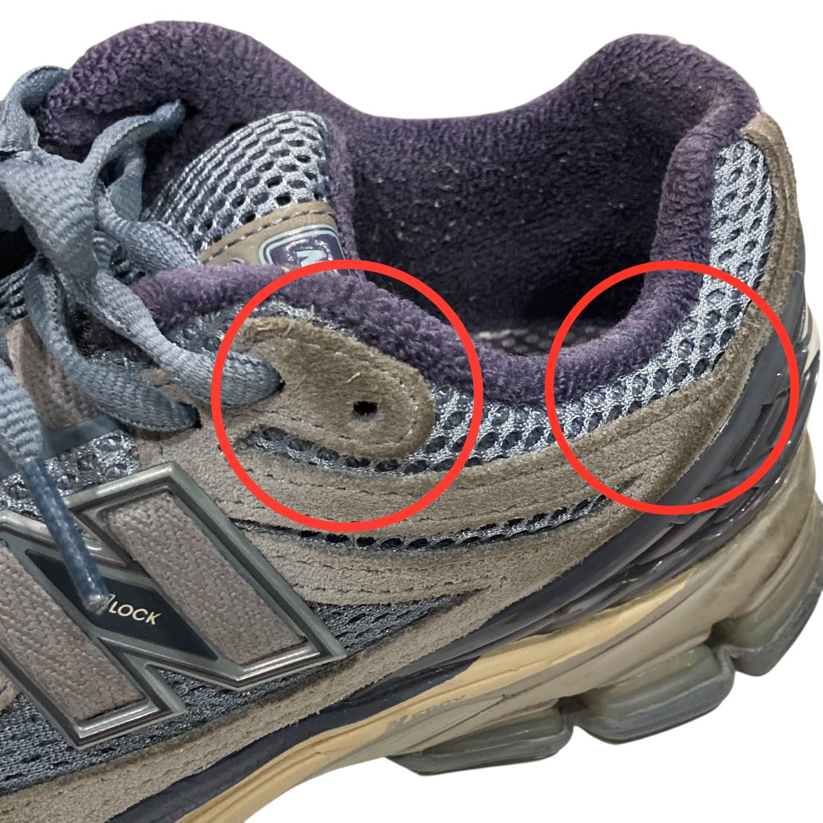 AURALEE×NEW BALANCE スニーカーM1906RAL M1906RAL グレー×ブルー