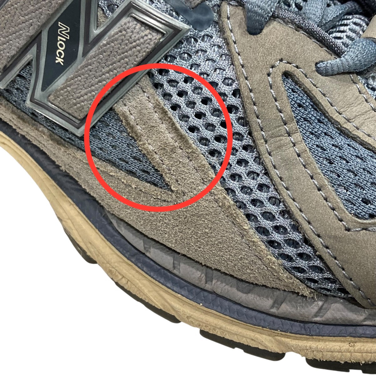 AURALEE×NEW BALANCE スニーカーM1906RAL M1906RAL グレー×ブルー