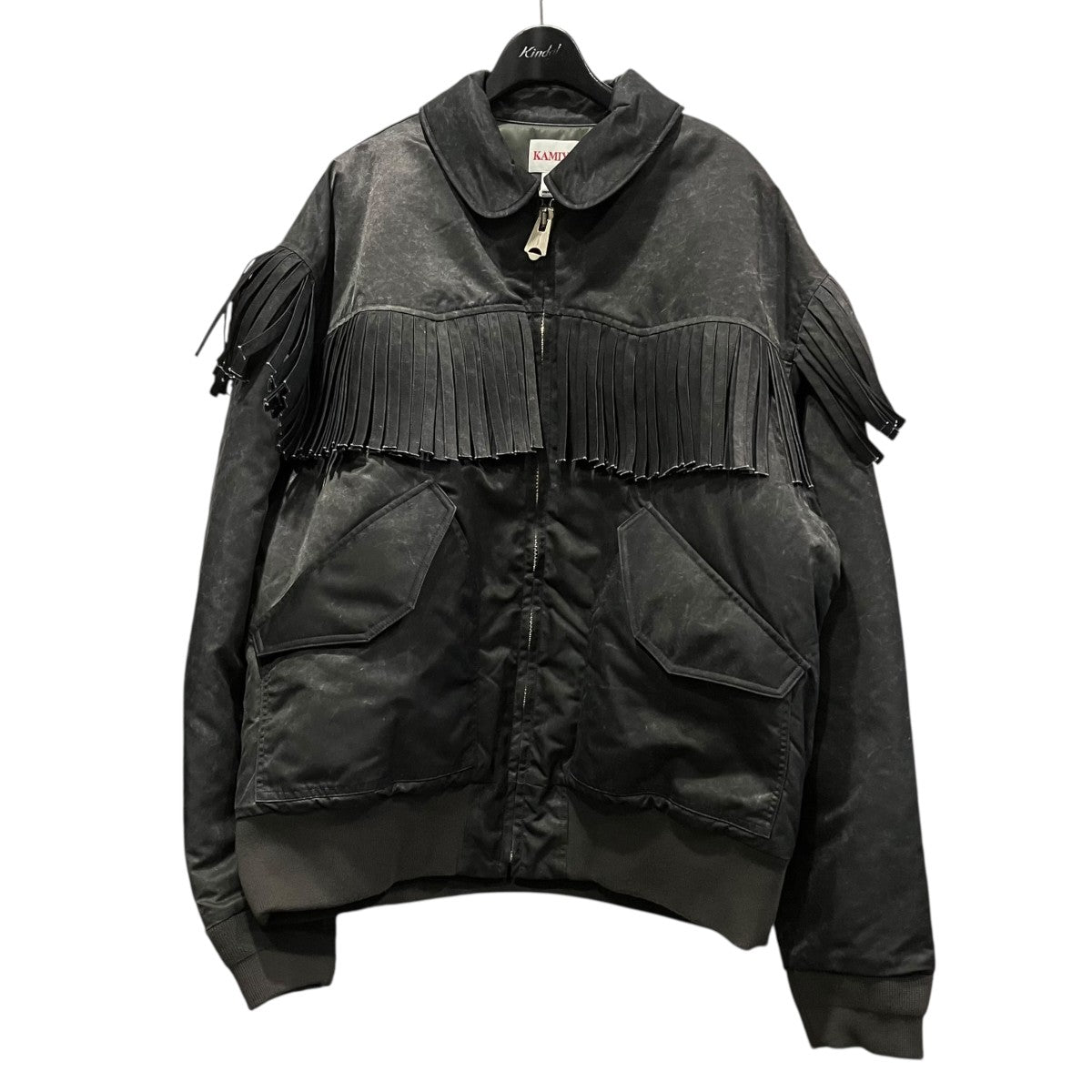 Washed Nylon Flight JacketウエスタンフライトジャケットG15BL041-0