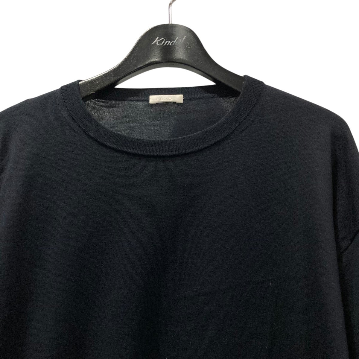 21G コットン クルーネックニットK01-06001