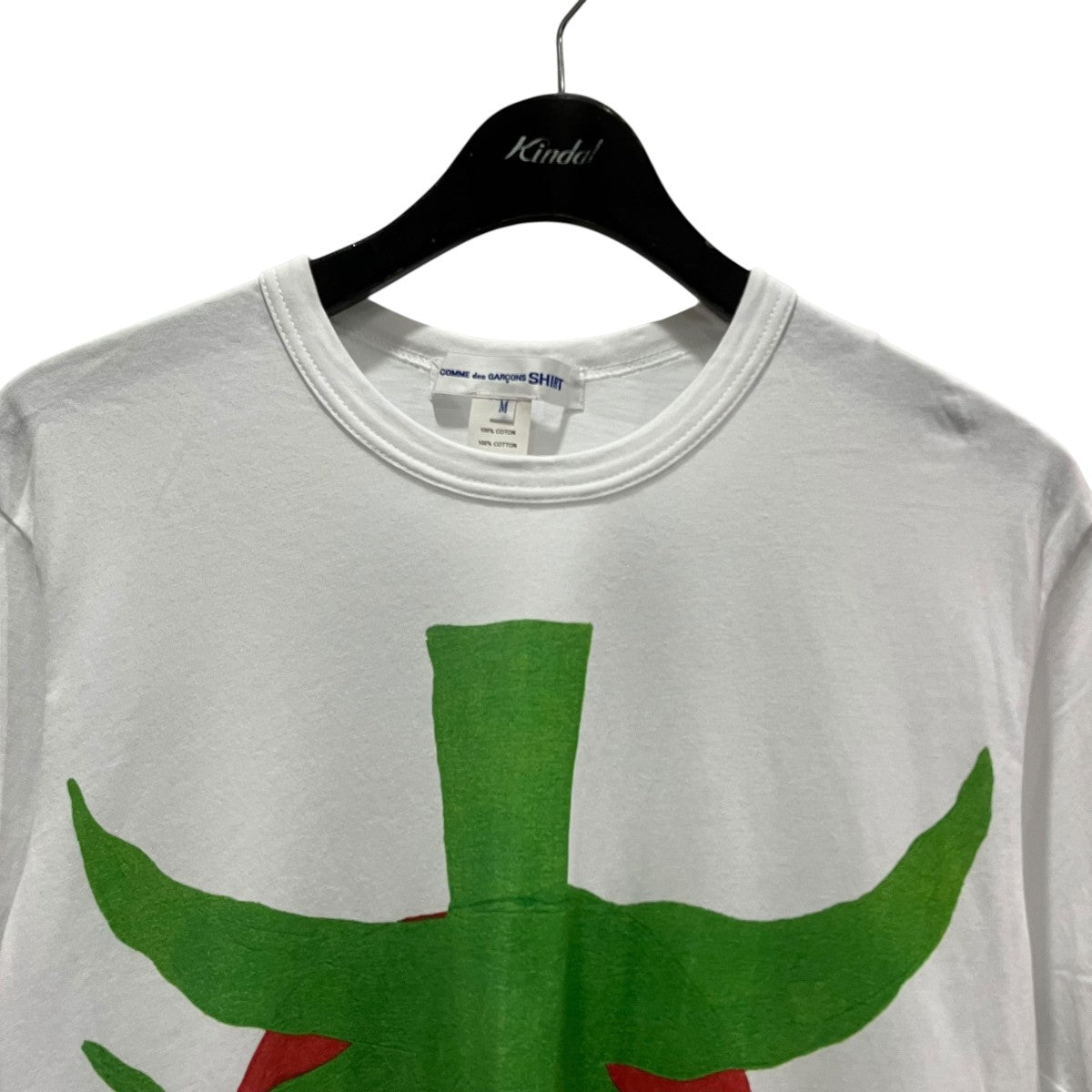 COMME des GARCONS SHIRT ストロベリープリントTシャツFK-T003 古着・中古-3枚目のアイテム画像
