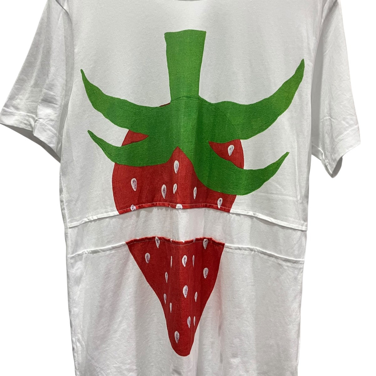 COMME des GARCONS SHIRT ストロベリープリントTシャツFK-T003 古着・中古-4枚目のアイテム画像