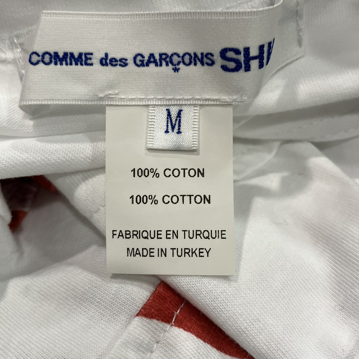 COMME des GARCONS SHIRT ストロベリープリントTシャツFK-T003 古着・中古-5枚目のアイテム画像