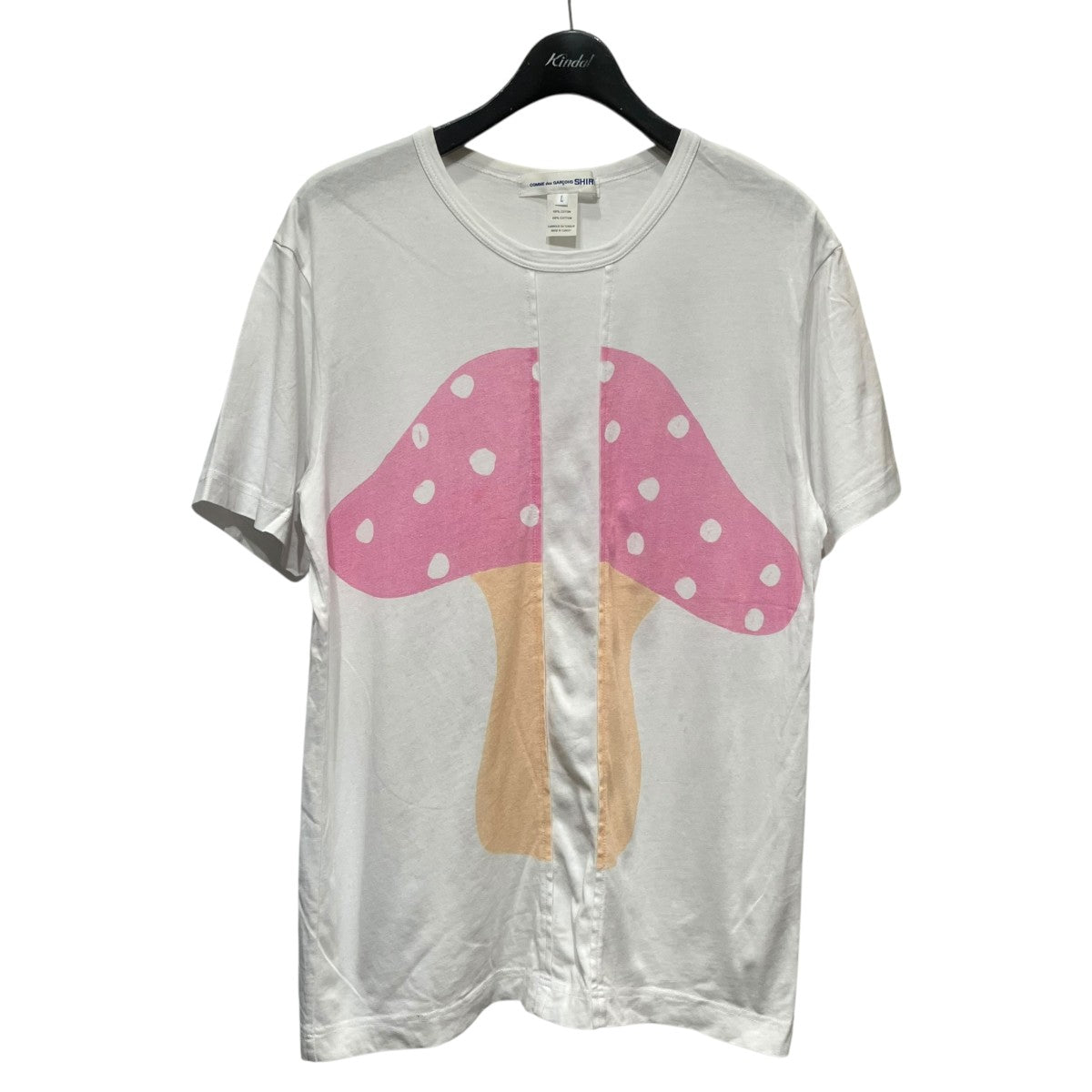 COMME des GARCONS SHIRT マッシュルームTシャツFK-T004 古着・中古-1枚目のアイテム画像