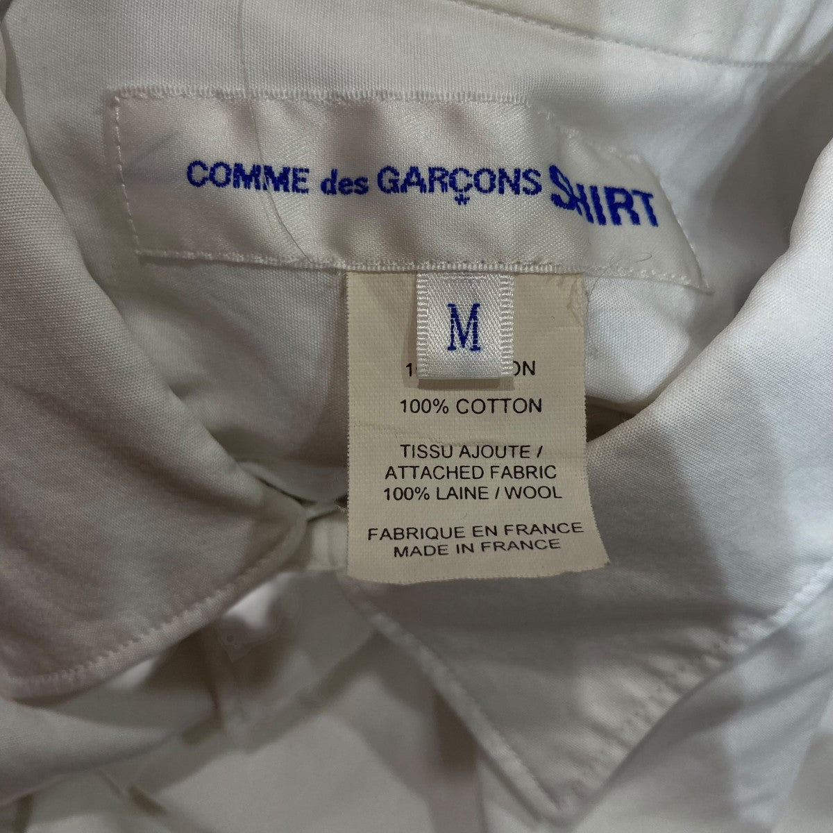 COMME des GARCONS SHIRT 切替シャツFH-B050 古着・中古-6枚目のアイテム画像