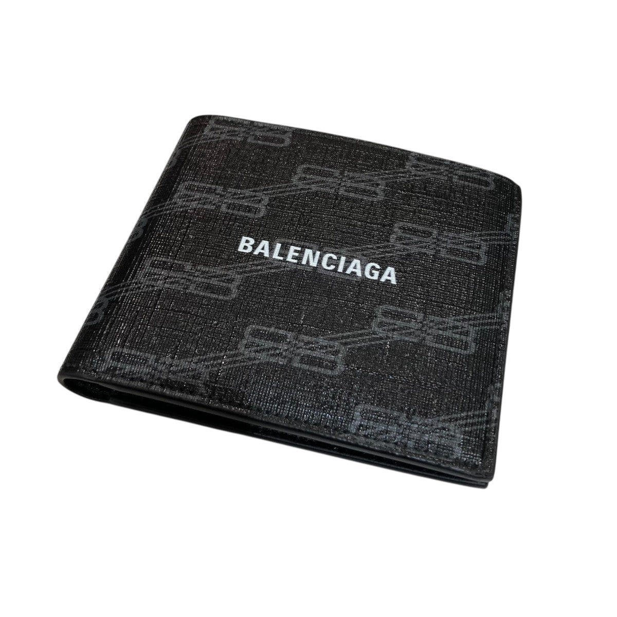 BBモノグラムコーティングキャンバスウォレット
