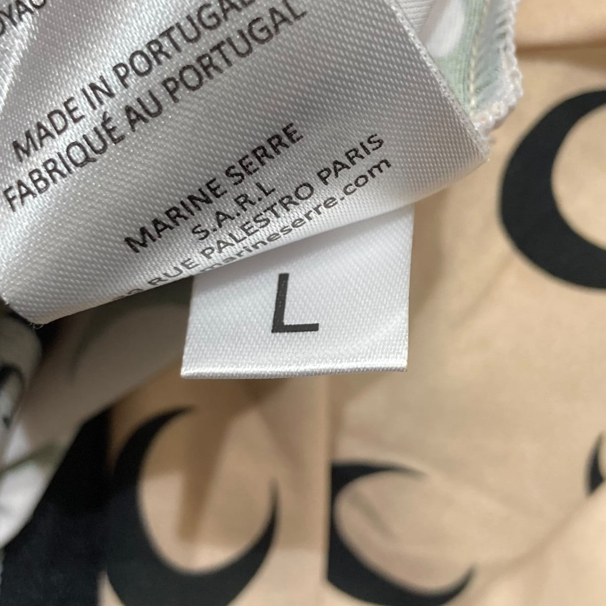 marine serre(マリーンセル) ムーンレギンスパンツ タイツ ベージュ