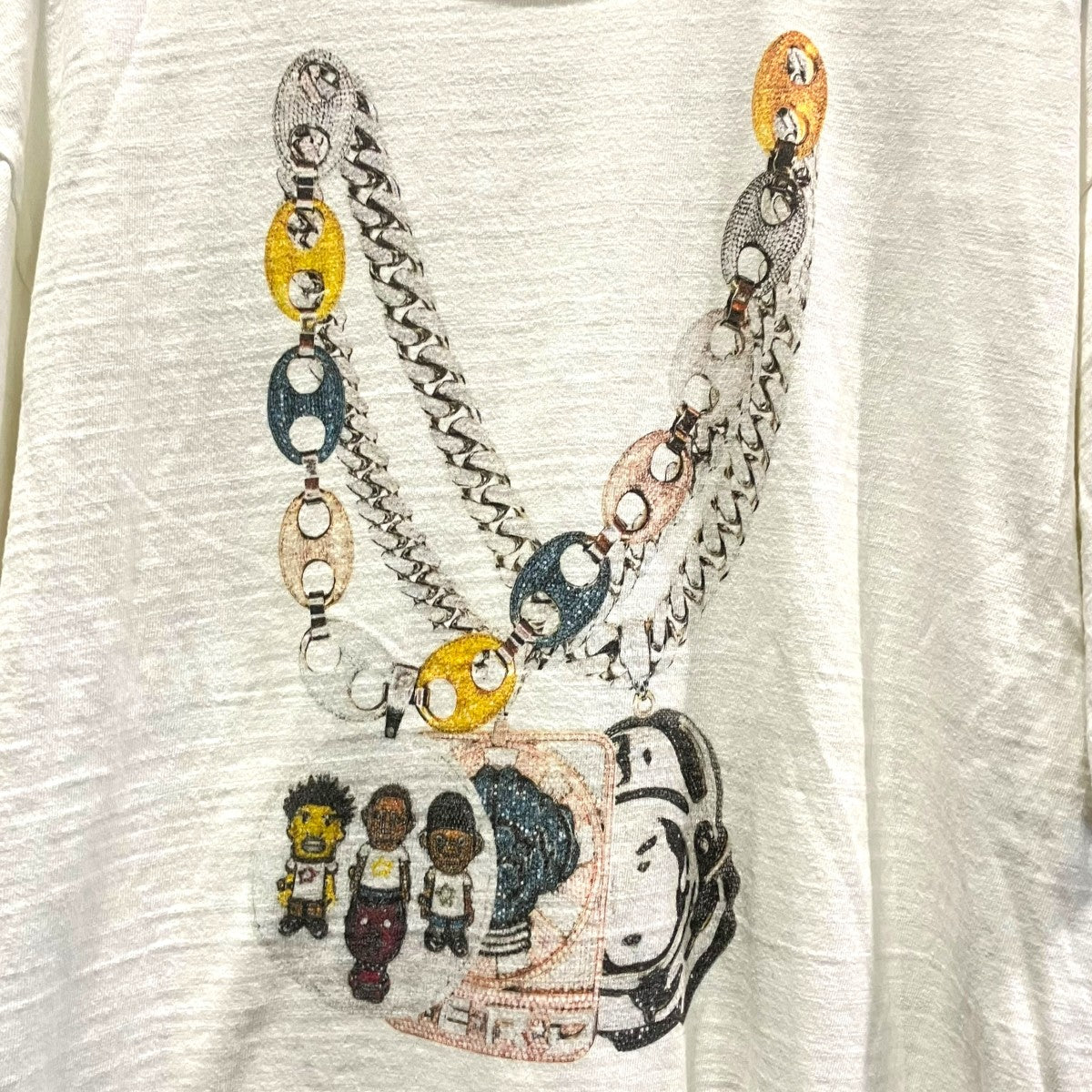 チェーンプリントTシャツ