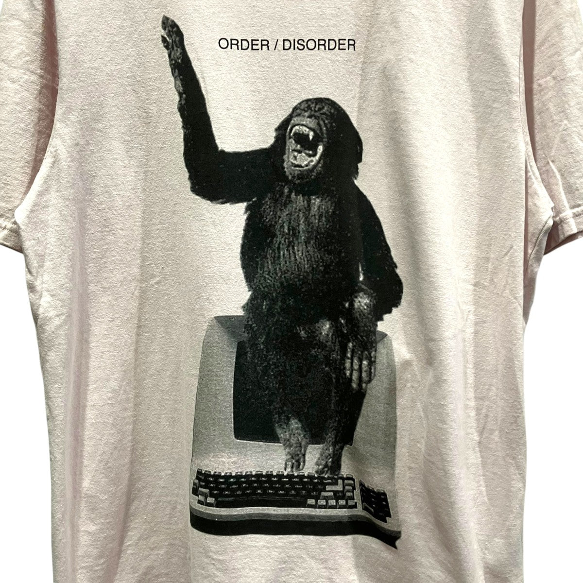 チンパンジープリントTシャツ