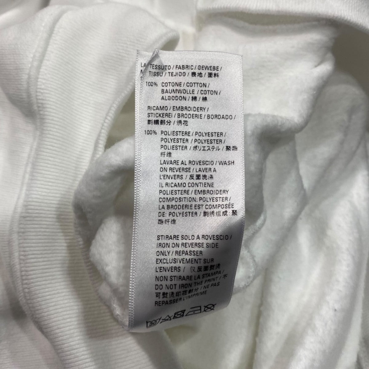 BALENCIAGA ホワイト パーカー xsサイズ 【公式通販】