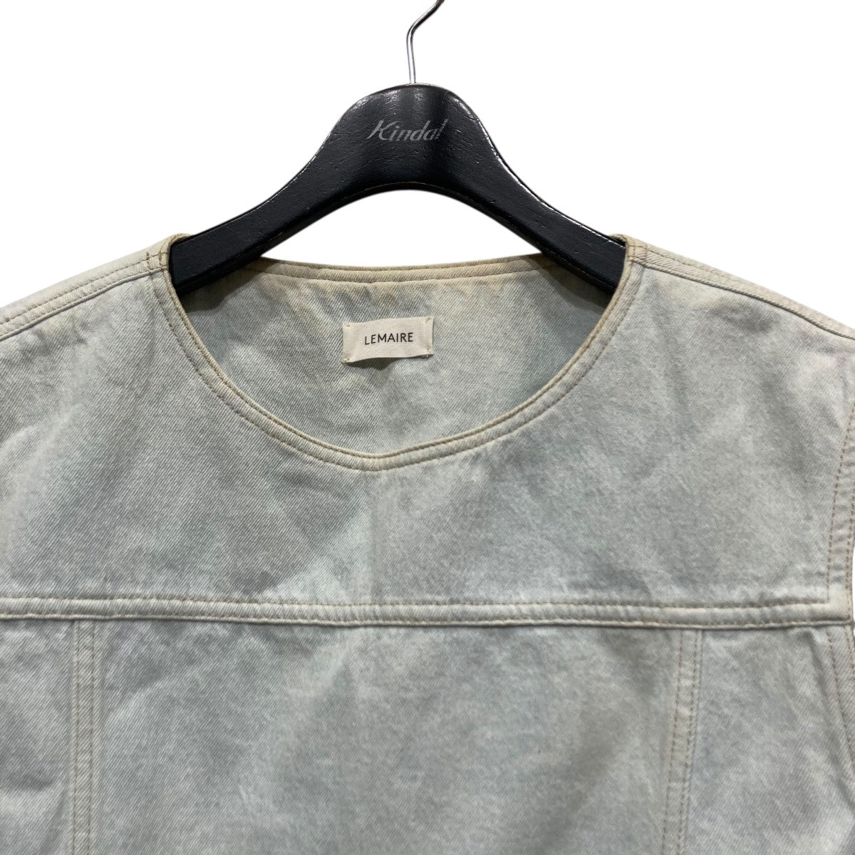 デニムノースリーブシャツW 221 TO433 LD072