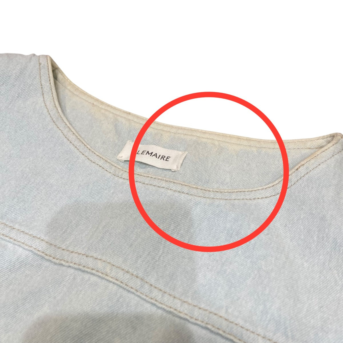 デニムノースリーブシャツW 221 TO433 LD072