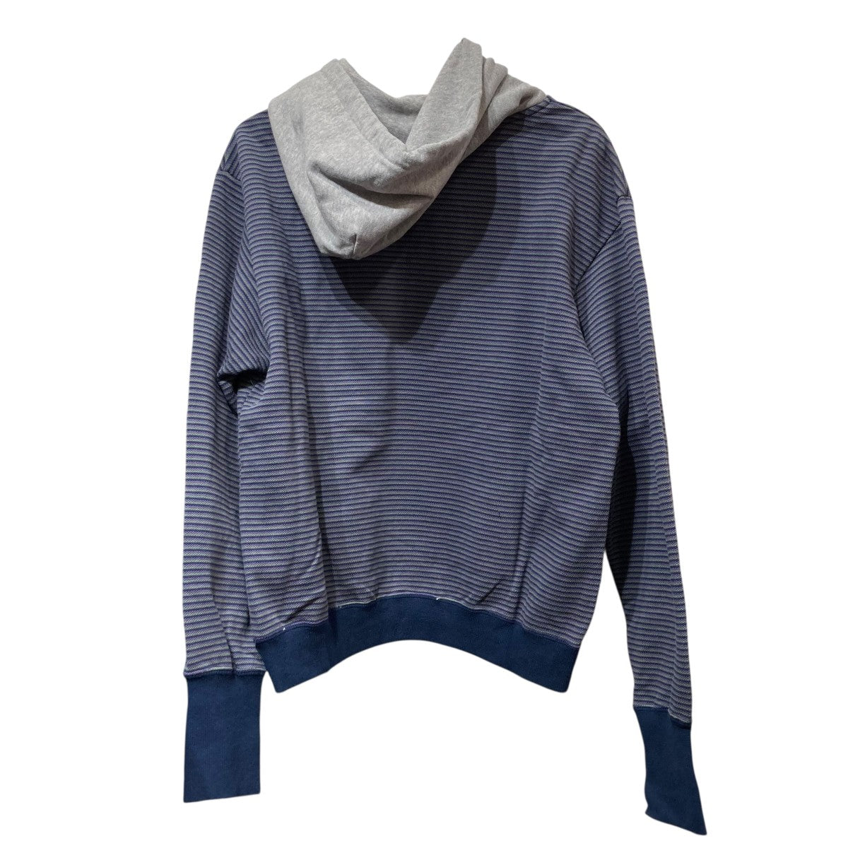 鹿の子ボーダーパーカーP10C002-CS02 HEAVY KANOKO BLOCK HOODIE