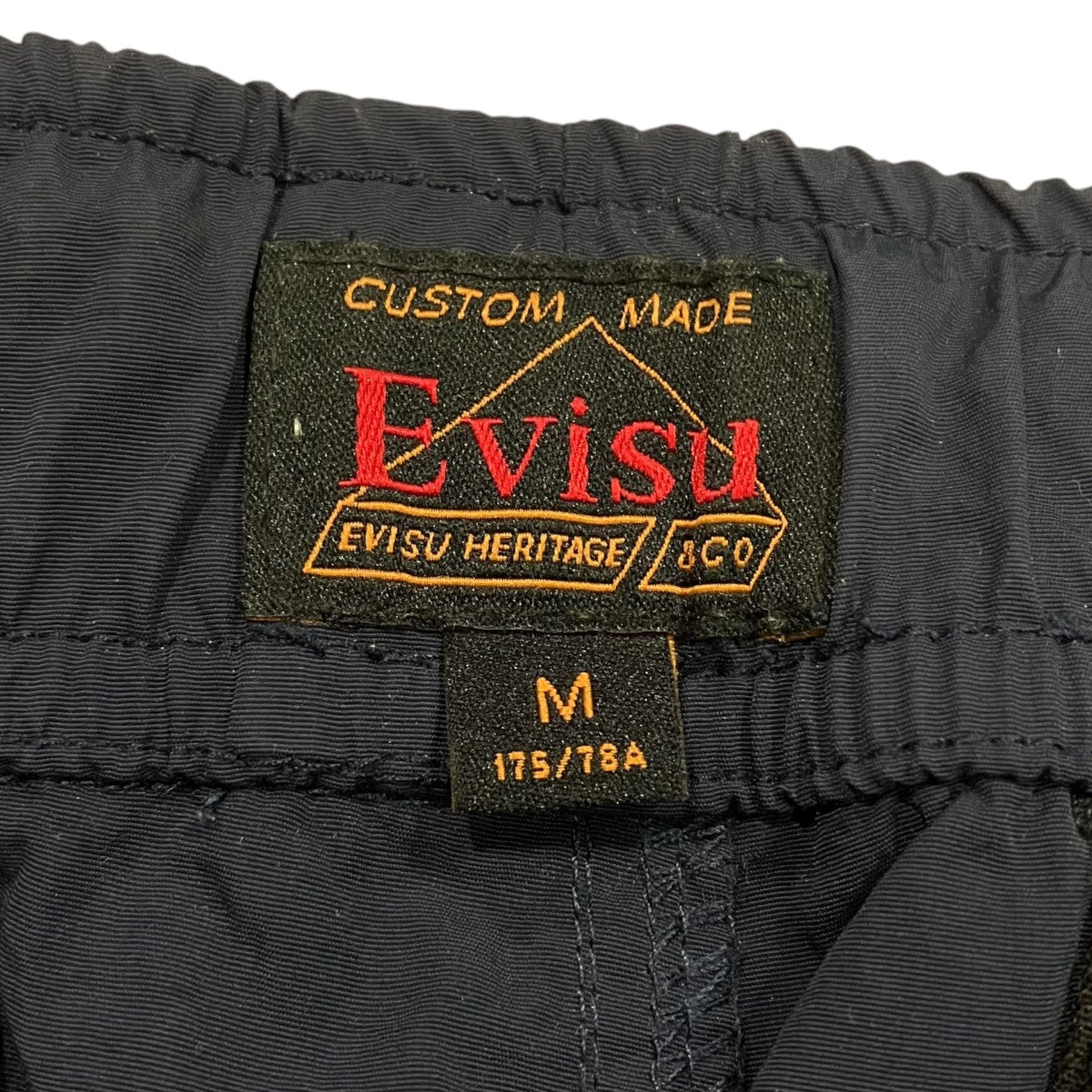 EVISU ロゴアップリケ刺繍ナイロンショーツ2ESHTM5SH7042FFSN 古着・中古-4枚目のアイテム画像