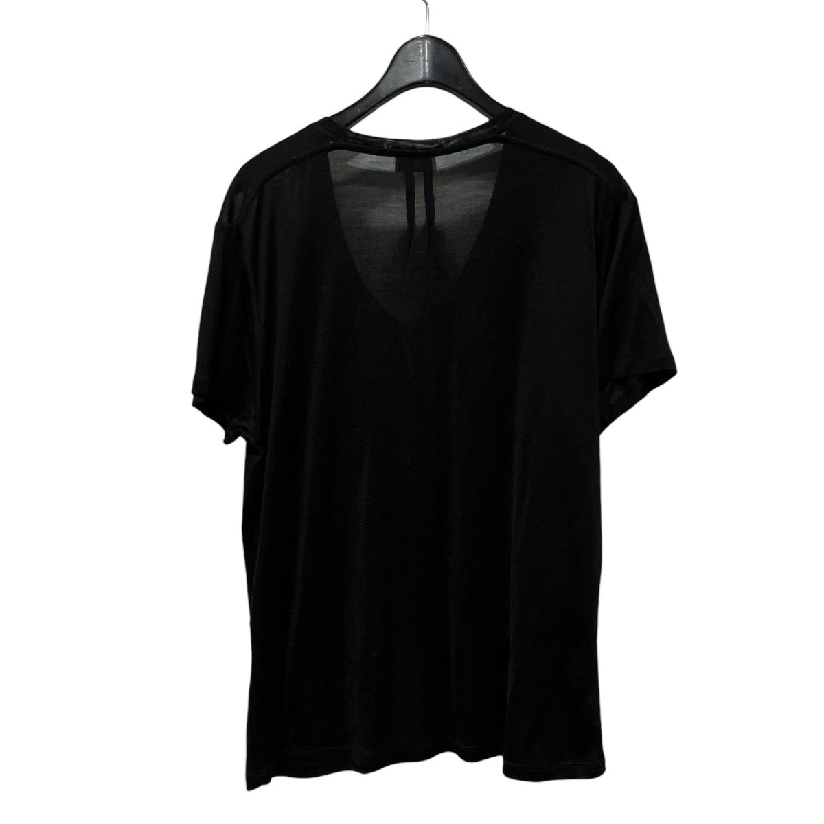 Saint Laurent Paris シルクVネックTシャツ338094 古着・中古-2枚目のアイテム画像