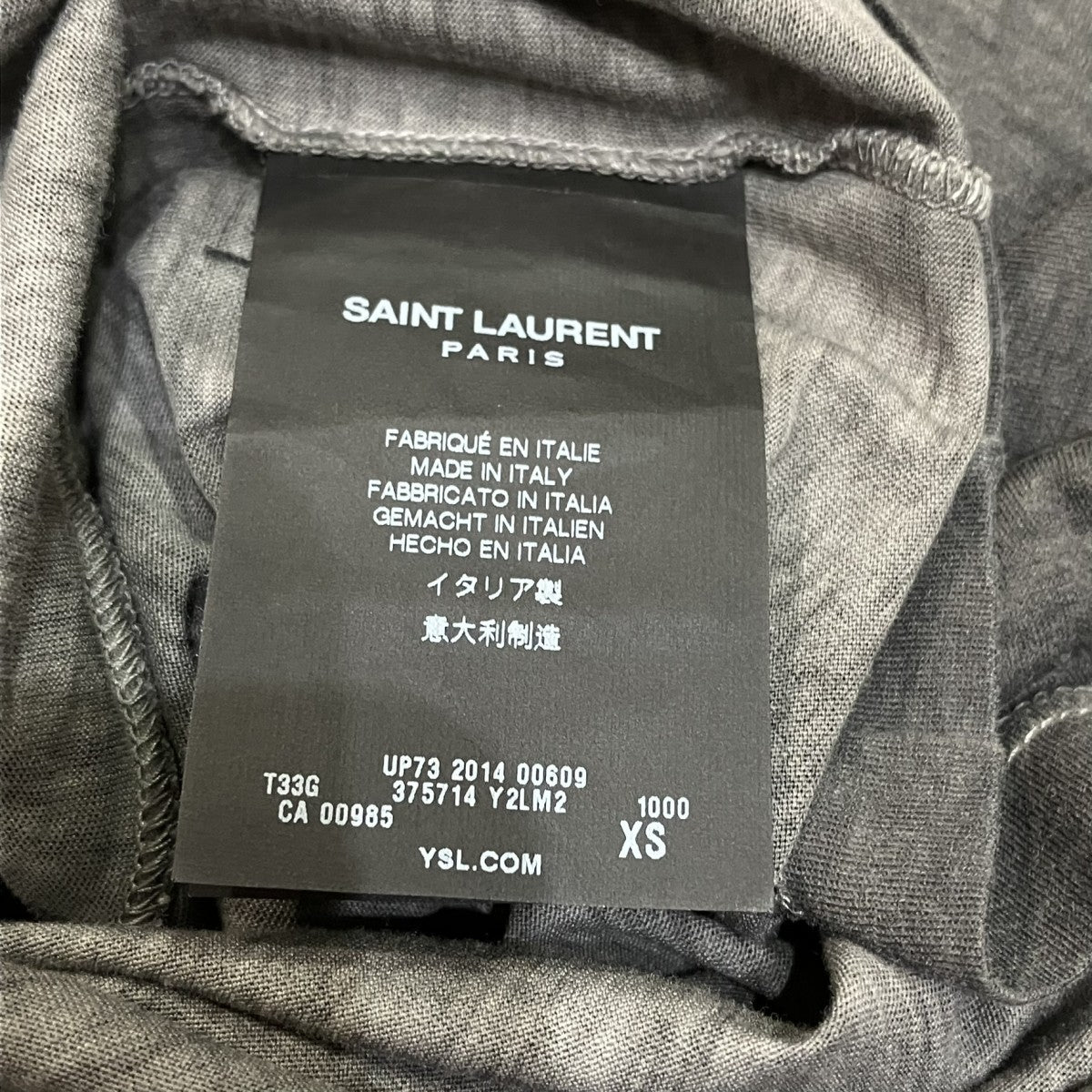 Saint Laurent Paris ポケットTシャツ375714 古着・中古-5枚目のアイテム画像