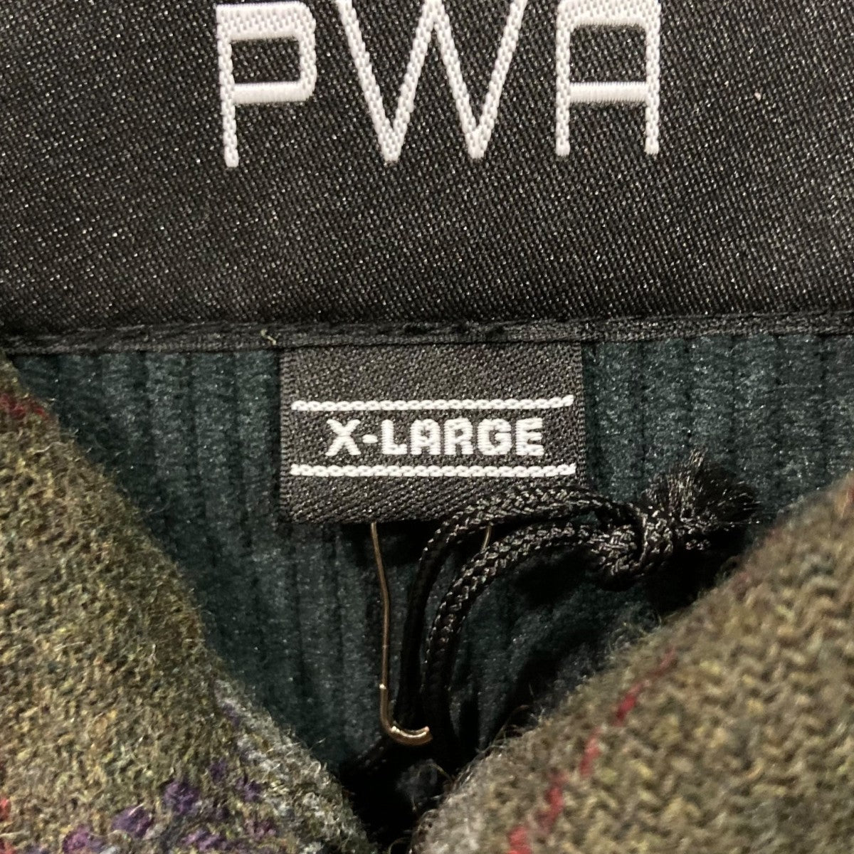 REFINE-WOOL CHKチェックジップジャケットP10C007-BZ02